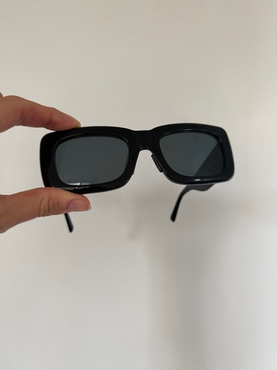 The Attico x Linda Farrow chunky square frame Marfa sunglasses main image 10